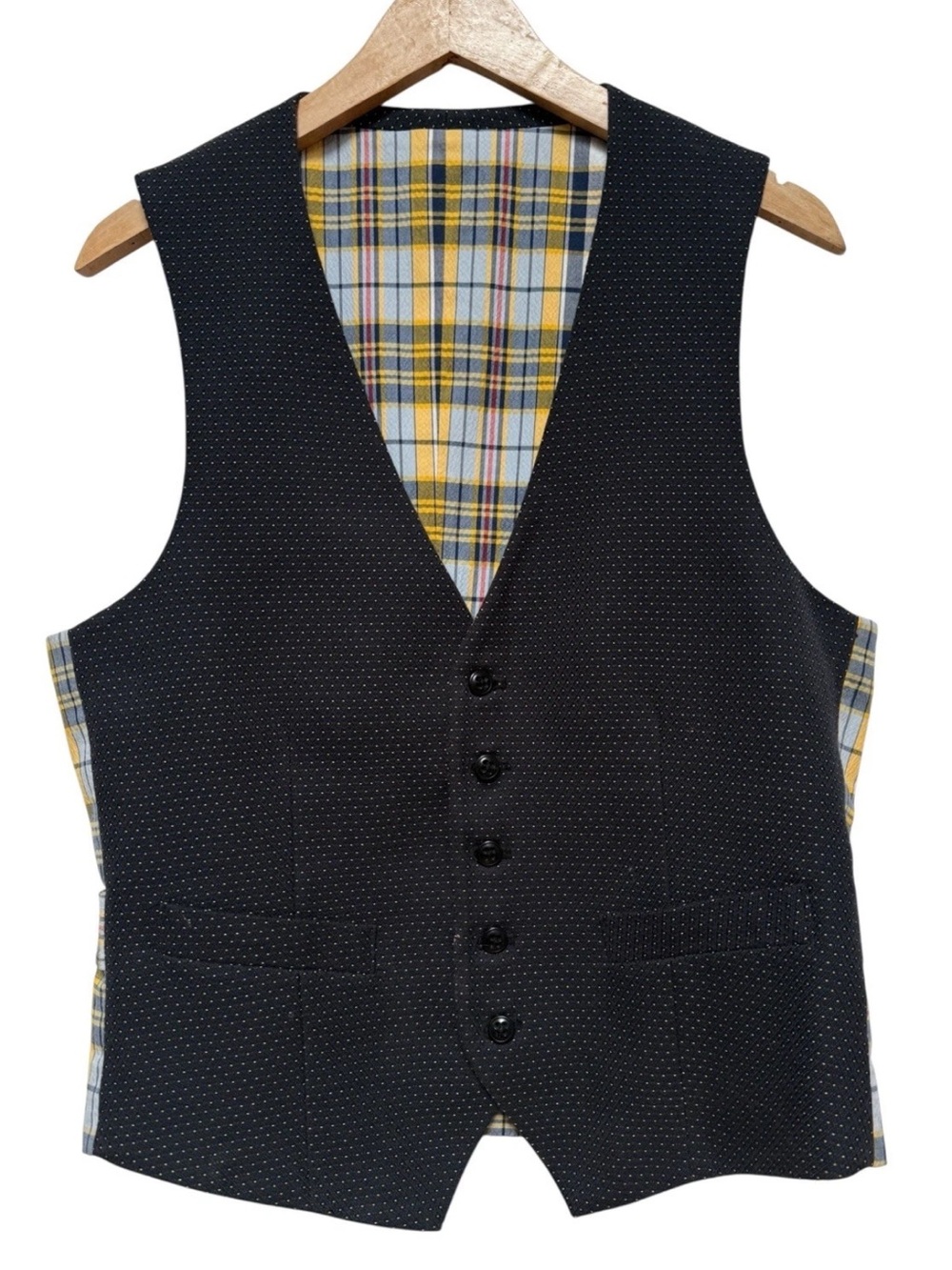 Mr. Turk Mens Sz 40 Belted Cotton Vest